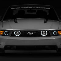Raxiom 05-12 Ford Mustang GT LED Halo Fog Lights (Chrome)