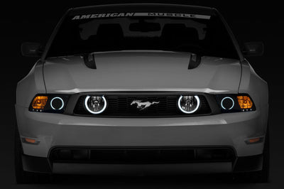 Raxiom 05-12 Ford Mustang GT LED Halo Fog Lights (Chrome)