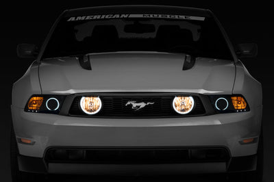 Raxiom 05-12 Ford Mustang GT LED Halo Fog Lights (Chrome)