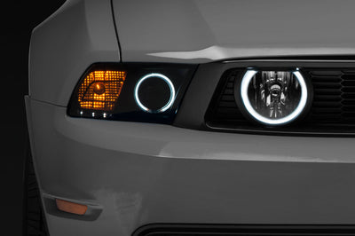 Raxiom 05-12 Ford Mustang GT LED Halo Fog Lights (Chrome)