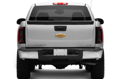 Raxiom 07-13 Chevy Silverado 1500 G2 LED Tail Lights- Black Housing (Clear Lens) - Lights
