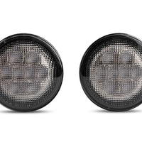 Raxiom 07-18 Jeep Wrangler JK Axial Series LED Amber Turn Signals (Smoked) - Lights