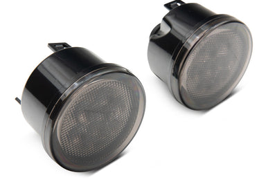 Raxiom 07-18 Jeep Wrangler JK Axial Series LED Amber Turn Signals (Smoked) - Lights
