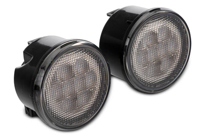 Raxiom 07-18 Jeep Wrangler JK Axial Series LED Amber Turn Signals (Smoked) - Lights