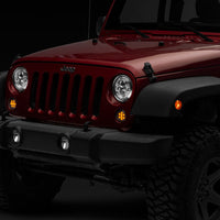 Raxiom 07-18 Jeep Wrangler JK Axial Series LED Amber Turn Signals (Smoked) - Lights