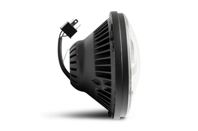Raxiom 07-18 Jeep Wrangler JK Axial Series LED Headlights- Black Housing (Clear Lens) - Lights