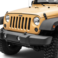 Raxiom 07-18 Jeep Wrangler JK Axial Series LED Turn Signals w/ Halo (Smoked) - Lights