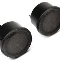 Raxiom 07-18 Jeep Wrangler JK Axial Series LED Turn Signals w/ Halo (Smoked) - Lights