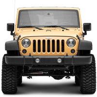 Raxiom 07-18 Jeep Wrangler JK Axial Series LED Turn Signals w/ Halo (Smoked) - Lights