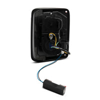 Raxiom 07-18 Jeep Wrangler JK JL Style LED Tail Lights- Black Housing - Red Lens - Lights