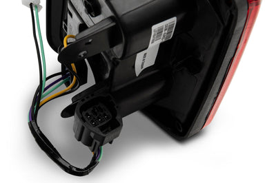 Raxiom 07-18 Jeep Wrangler JK JL Style LED Tail Lights- Black Housing - Red Lens - Lights