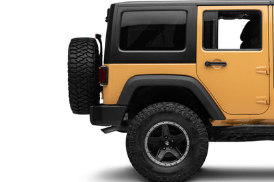 Raxiom 07-18 Jeep Wrangler JK JL Style LED Tail Lights- Black Housing - Red Lens - Lights