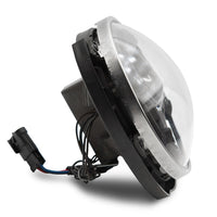 Raxiom 07-18 Jeep Wrangler JK LED Halo Headlights- Black Housing (Clear Lens) - Lights
