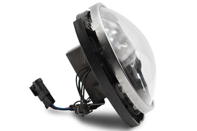 Raxiom 07-18 Jeep Wrangler JK LED Halo Headlights- Black Housing (Clear Lens) - Lights