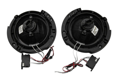 Raxiom 07-18 Jeep Wrangler JK LED Halo Headlights- Chrome Housing (Clear Lens) - Lights