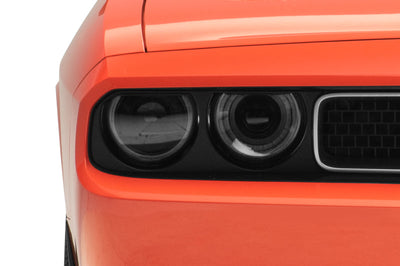 Raxiom 08-14 Dodge Challenger Halo Projctr Headlights w/Sequential Turn Signals-Blk Hsng(Clear Lens) - Lights