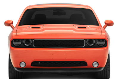 Raxiom 08-14 Dodge Challenger Halo Projctr Headlights w/Sequential Turn Signals-Blk Hsng(Clear Lens) - Lights
