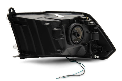 Raxiom 09-18 Dodge RAM 1500 LED Bar Headlights- Black Housing (Clear Lens) - Lights