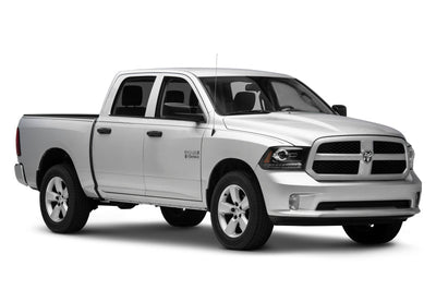 Raxiom 09-18 Dodge RAM 1500 LED Halo Headlights w/Switchback Turn Signals- Blk Housing (Clear Lens) - Lights