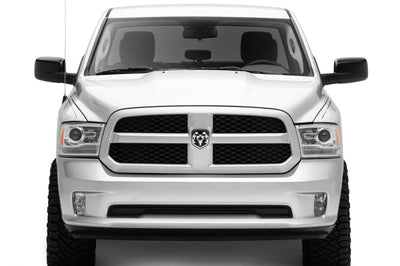 Raxiom 09-18 Dodge RAM 1500 LED Halo Headlights w/ Swtchbck Turn Signals- Chrome Hsng (Clear Lens) - Lights
