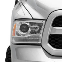 Raxiom 09-18 Dodge RAM 1500 LED Halo Headlights w/ Swtchbck Turn Signals- Chrome Hsng (Clear Lens) - Lights