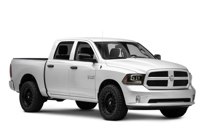 Raxiom 09-18 RAM 1500 LED Projector Headlights w/ Switchback Turn Signals- Blk Housing (Clear Lens) - Lights