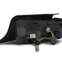 Raxiom 10-12 Ford Mustang Vector V2 LED Tail Lights - Gloss Black Housing (Clear Lens)