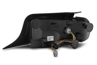Raxiom 10-12 Ford Mustang Vector V2 LED Tail Lights - Gloss Black Housing (Clear Lens)