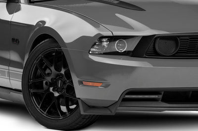 Raxiom 10-12 Ford Mustang w/ Headlights CCFL Halo Projector Headlights- Black Housing (Clear Lens) - Lights