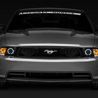 Raxiom 10-12 Ford Mustang w/ Headlights CCFL Halo Projector Headlights- Black Housing (Clear Lens) - Lights