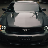 Raxiom 10-12 Ford Mustang w/ Headlights CCFL Halo Projector Headlights- Black Housing (Clear Lens) - Lights