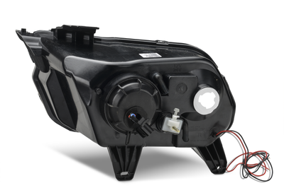 Raxiom 10-12 Ford Mustang w/ Headlights CCFL Halo Projector Headlights- Black Housing (Clear Lens) - Lights