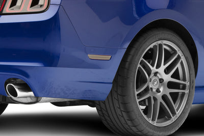 Raxiom 10-14 Ford Mustang Axial Series LED Side Marker Lights (Smoked)