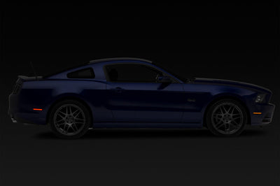 Raxiom 10-14 Ford Mustang Axial Series LED Side Marker Lights (Smoked)