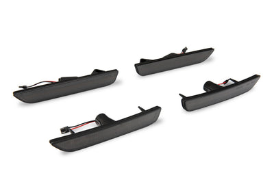 Raxiom 10-14 Ford Mustang Axial Series LED Side Marker Lights (Smoked)