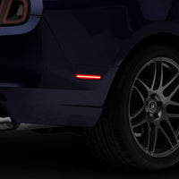 Raxiom 10-14 Ford Mustang Axial Series LED Side Marker Lights (Smoked)