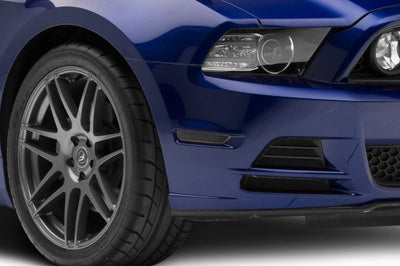 Raxiom 10-14 Ford Mustang Axial Series LED Side Marker Lights (Smoked)