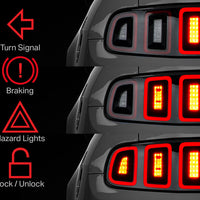 Raxiom 10-22 Ford Mustang Tail Light Sequencer (Plug-and-Play) - Lights