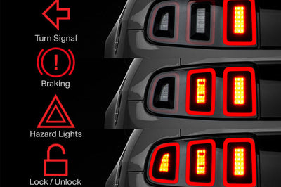 Raxiom 10-22 Ford Mustang Tail Light Sequencer (Plug-and-Play) - Lights