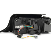 Raxiom 13-14 Ford Mustang Vector V2 Tail Lights- Black Housing (Clear Lens) - Lights