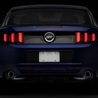 Raxiom 13-14 Ford Mustang Vector V2 Tail Lights- Black Housing (Clear Lens) - Lights