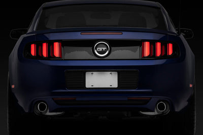Raxiom 13-14 Ford Mustang Vector V2 Tail Lights- Black Housing (Clear Lens) - Lights