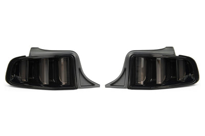 Raxiom 13-14 Ford Mustang Vector V2 Tail Lights- Black Housing (Clear Lens) - Lights