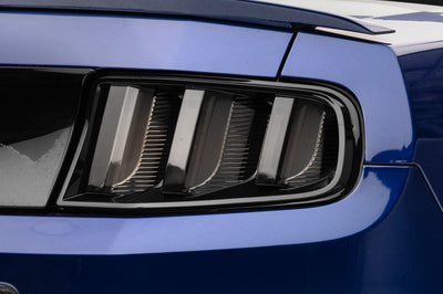 Raxiom 13-14 Ford Mustang Vector V2 Tail Lights- Black Housing (Clear Lens) - Lights