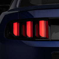 Raxiom 13-14 Ford Mustang Vector V2 Tail Lights- Black Housing (Clear Lens) - Lights