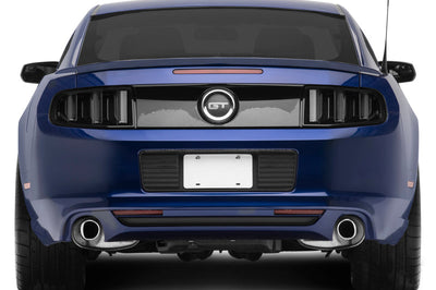 Raxiom 13-14 Ford Mustang Vector V2 Tail Lights- Black Housing (Clear Lens) - Lights