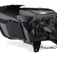 Raxiom 13-14 Ford Mustang w/ Factory HIDLED Halo Projector Headlights- Black Housing (Smoked Lens) - Lights