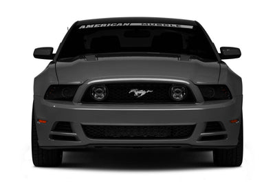 Raxiom 13-14 Ford Mustang w/ Factory HIDLED Halo Projector Headlights- Black Housing (Smoked Lens) - Lights