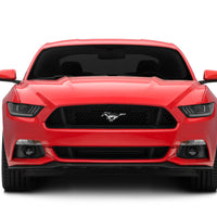 Raxiom 15-17 Ford Mustang Projector Headlights OEM HID Bulbs- Black Housing (Clear Lens) - Lights