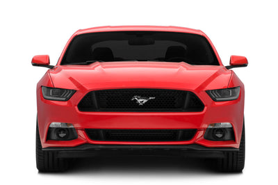 Raxiom 15-17 Ford Mustang Projector Headlights OEM HID Bulbs- Black Housing (Clear Lens) - Lights